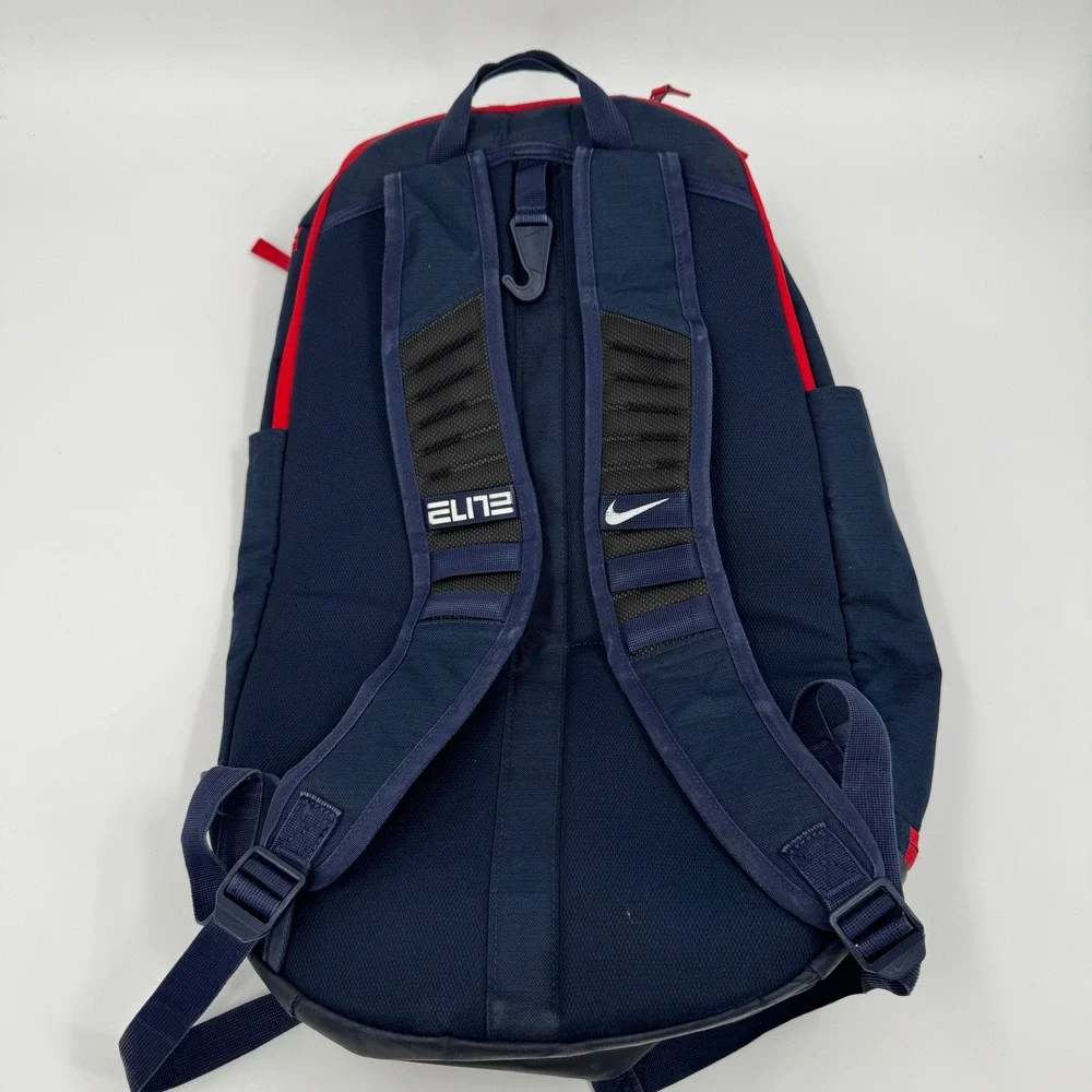 Nike Hoops Elite Pro‎ Basketball Backpack Navy Blue Red BA5554-410